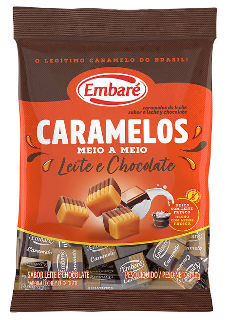 Caramelo meio a meio