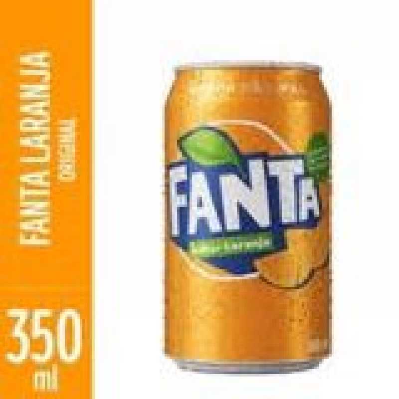 Fanta Laranja 350ml Lata