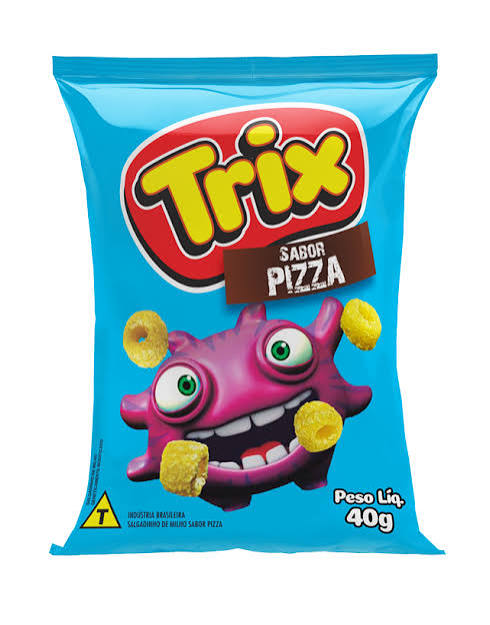 Salgadinho Trix pizza